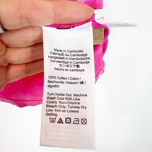 J. CREW X STEFY LORET LIMITED EDITION PINK TIE DYE GRAPHIC T-SHIRT WOMENS SMALL - Picture 5 of 7